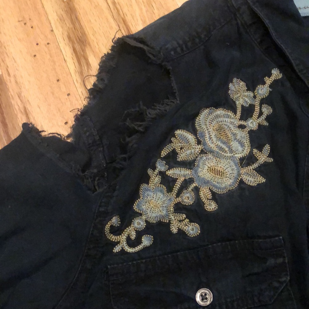 Denim Button Down - image 3